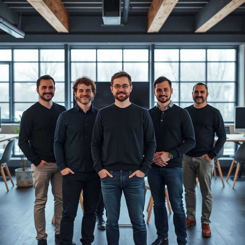 Team von Lessoncenter im Coworking-Space in München